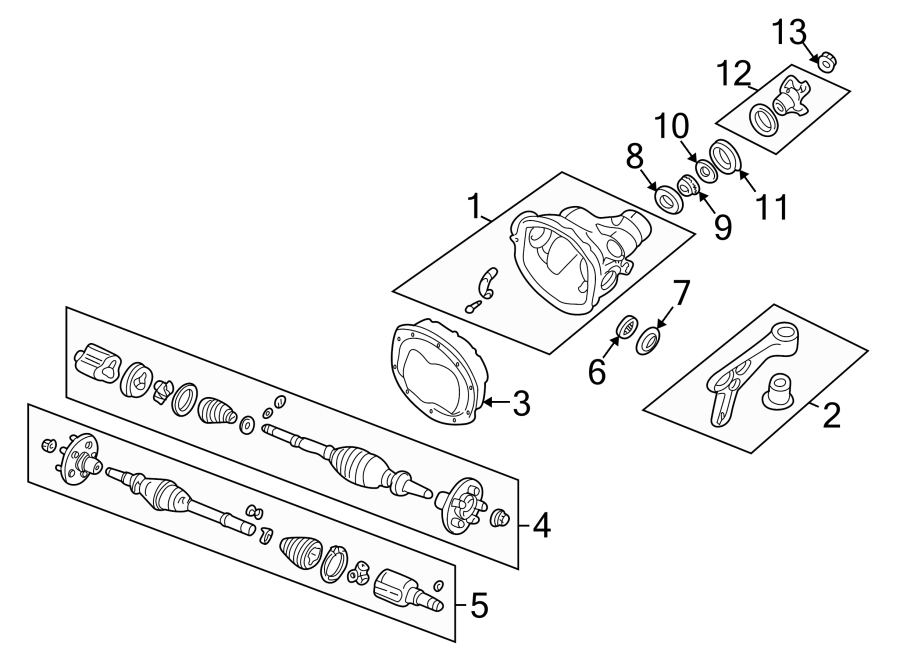 Mazda B2500 Cv axle assembly. Front, right, axles - ZZP025400A | Walser ...