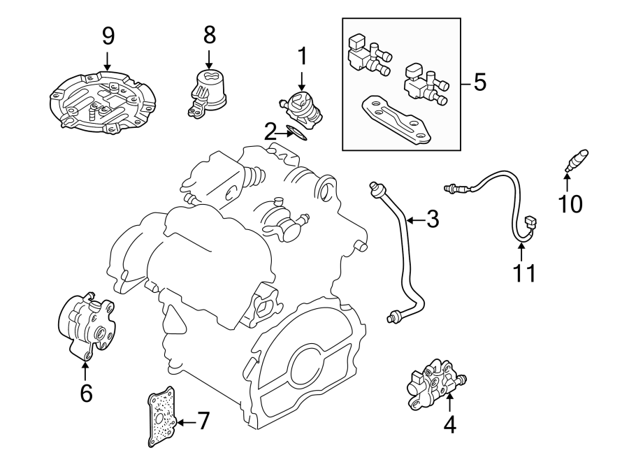 Mazda Millenia Vapor Canister. Evaporative, EMISSION, Repair