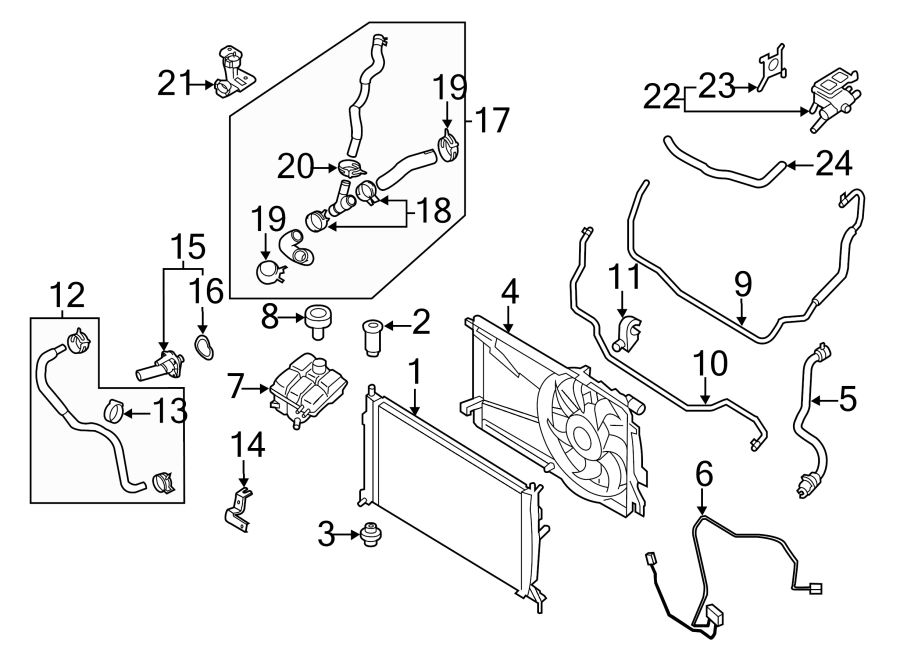 Mazda 3 Hose. Radiator. Coolant. (Lower). 2.3 LITER. 2.5 LITER. Mazda3