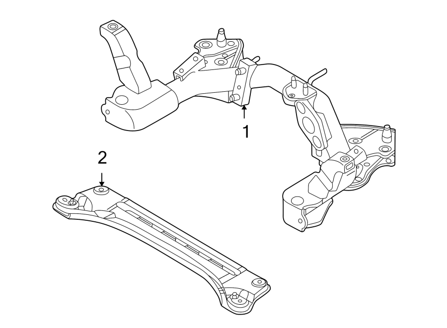 Mazda MPV Engine Cradle. MPV. SUSPENSION, Front - LD4734800F | Walser