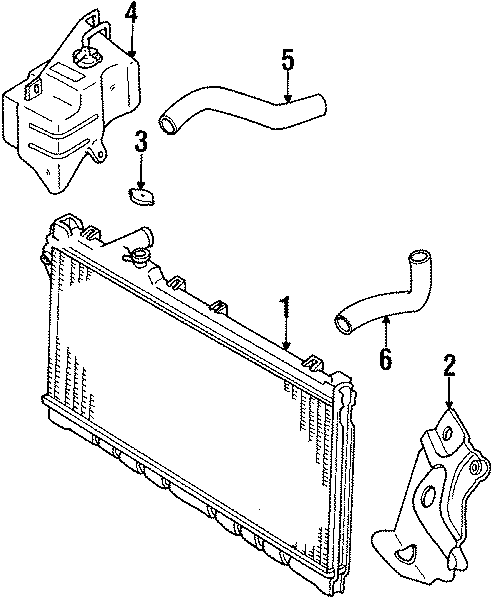 Mazda MIATA Hose, water. Lower hose. Hose to pump. Radiator, cooling