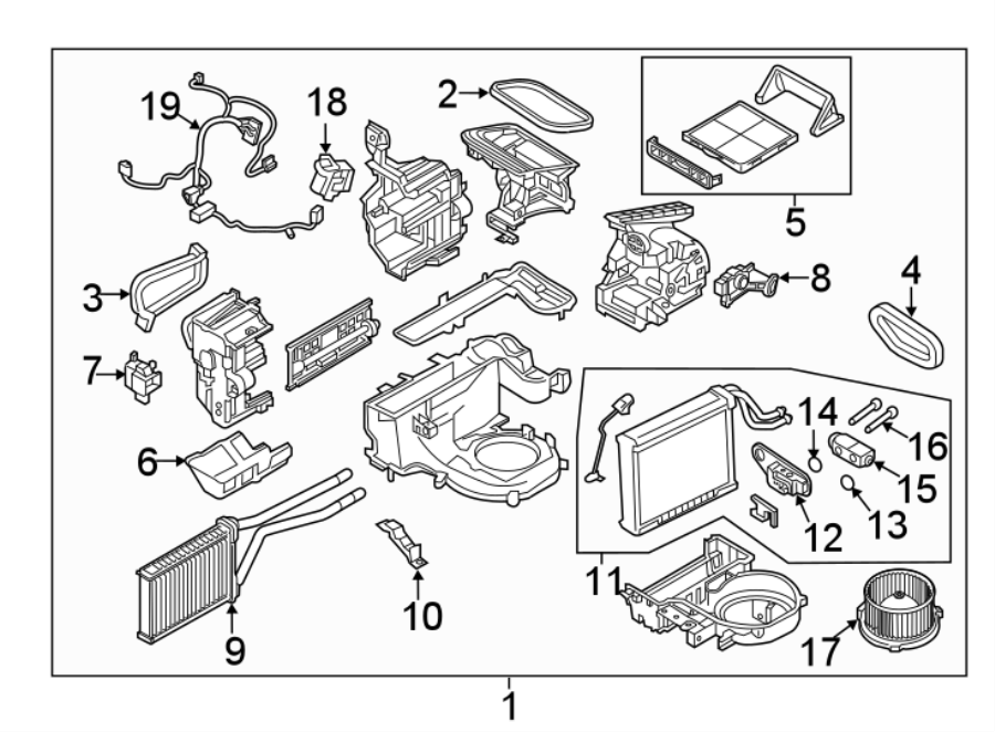 Mazda MX-5 Miata Air conditioning (a/c) evaporator core o - ring