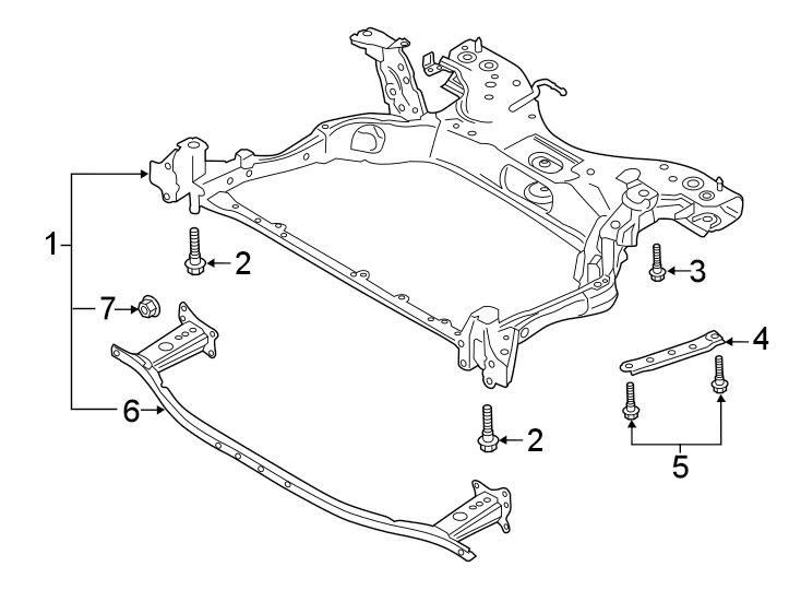 Mazda 3 Engine Cradle Nut (Front) - BCKE34899 | Walser Mazda, Burnsville MN