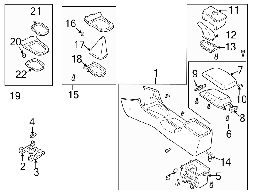 Mazda 626 Boot, chan. Manual transmission shift linkage boot. 2000-02