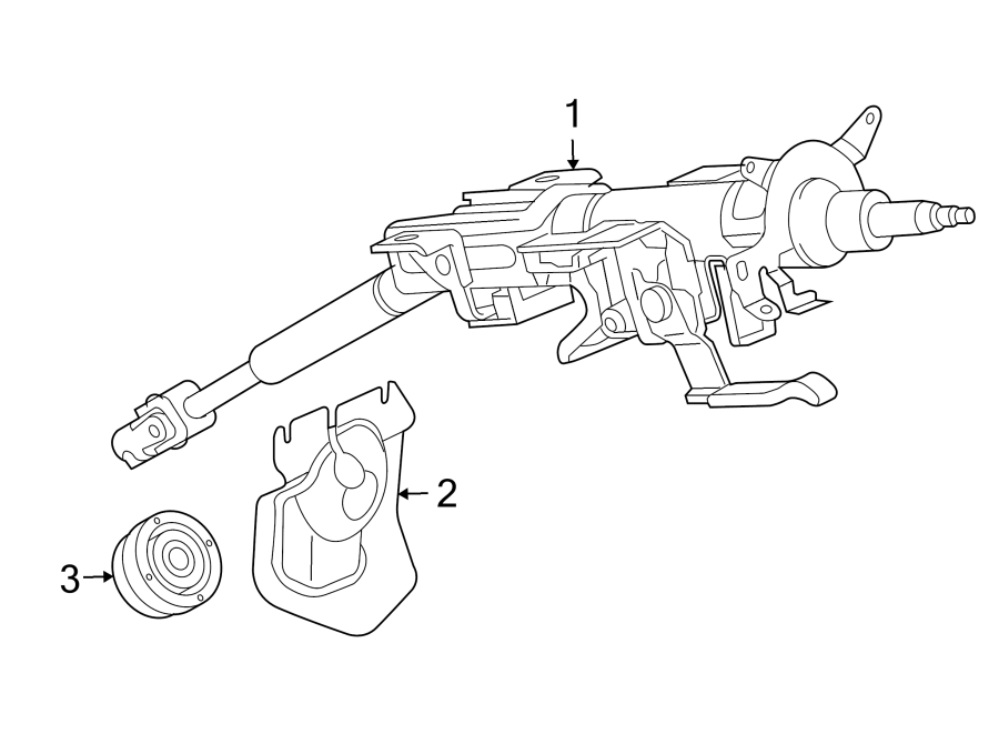 Mazda 6 Column ASSEMBLY. SHAFT, Energy. ABSORBER. Steering Column. Exc ...