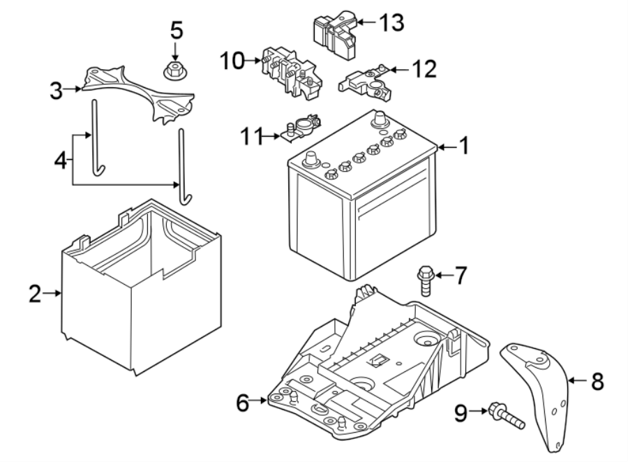 Mazda 6 Battery Terminal Cover. 2.5 LITER TURBO. W/i-ELOOP. W/turbo