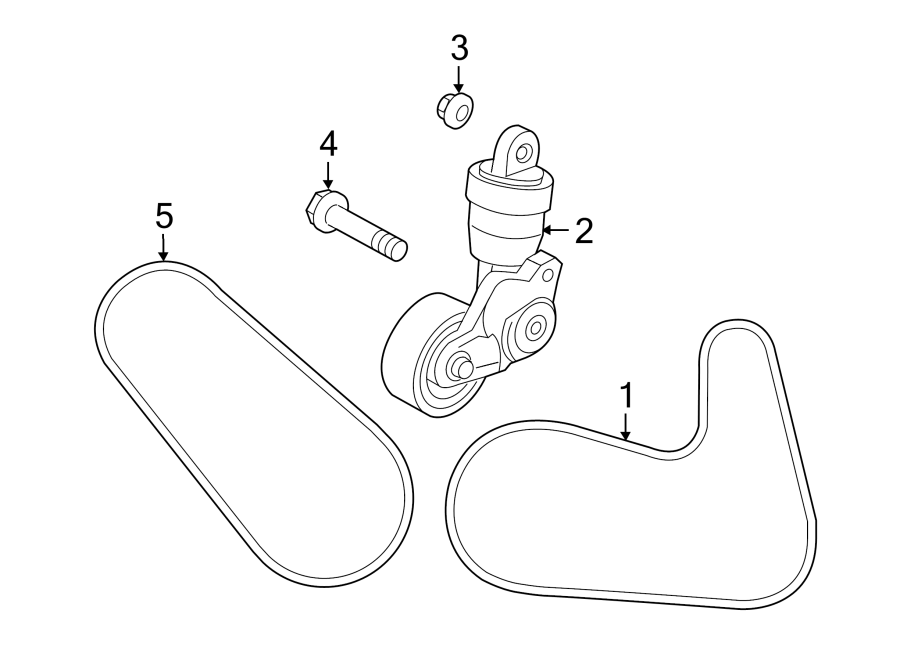 Mazda CX-5 Accessory Drive Belt. BELT, V. SERPENTINE BELT. Water pump